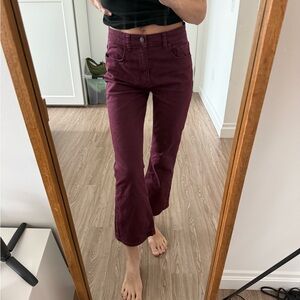 Current/Elliott Deep Purple Pants